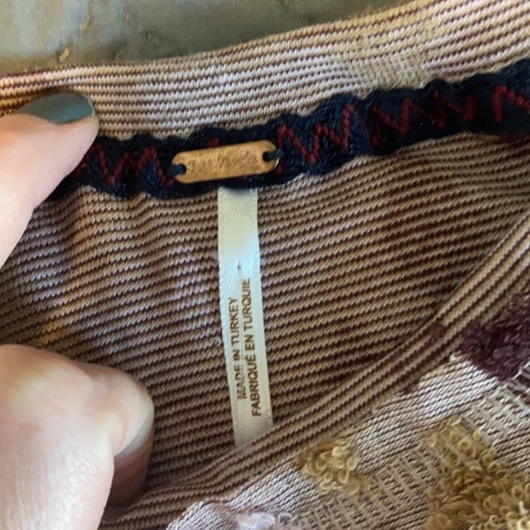 NWT Free People : Tan Crop Top - Small - Picture 7 of 9